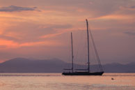 Coucher de Soleil / Sipadan Water Village - Mabul Island - Bornéo - Juin 2009
